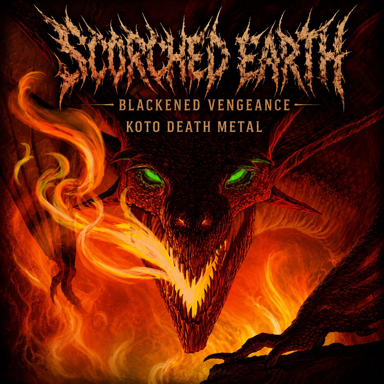 Scorched Earth: Blackened Vengeance ➕KOTO DEATH METAL artwork