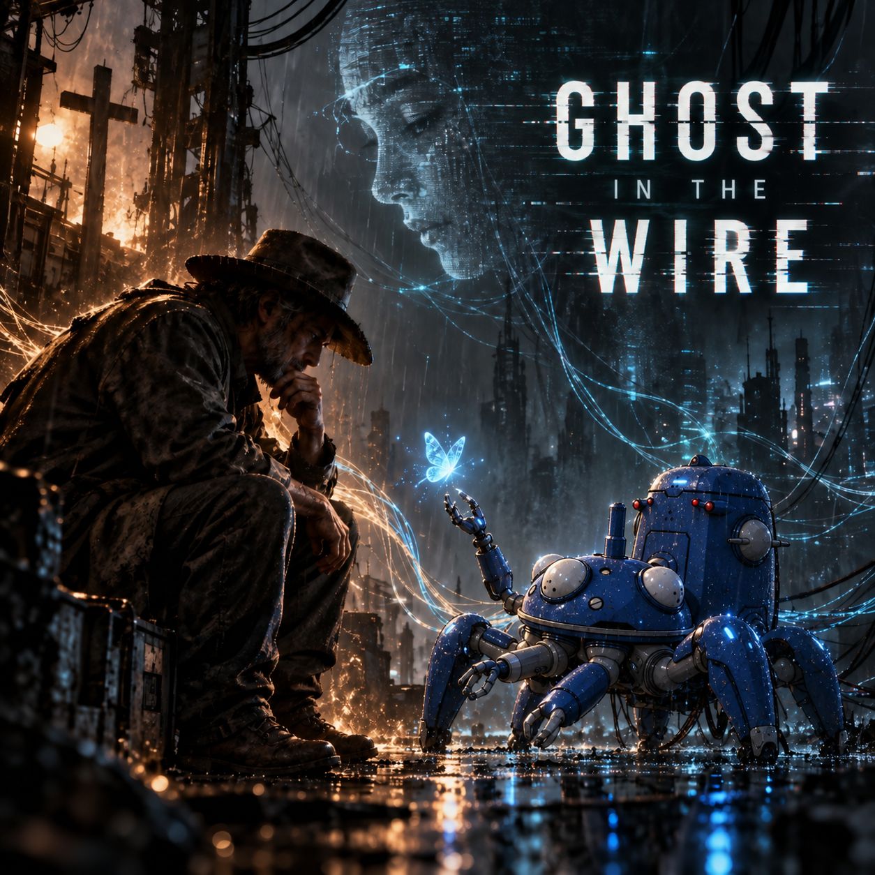 Ghost in The wire artwork