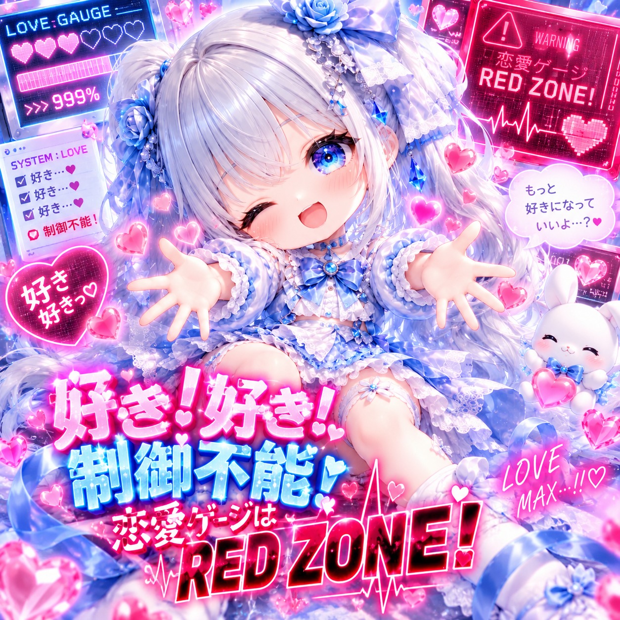 「好き！好き！制御不能！ 恋愛ゲージはRED ZONE！」 artwork