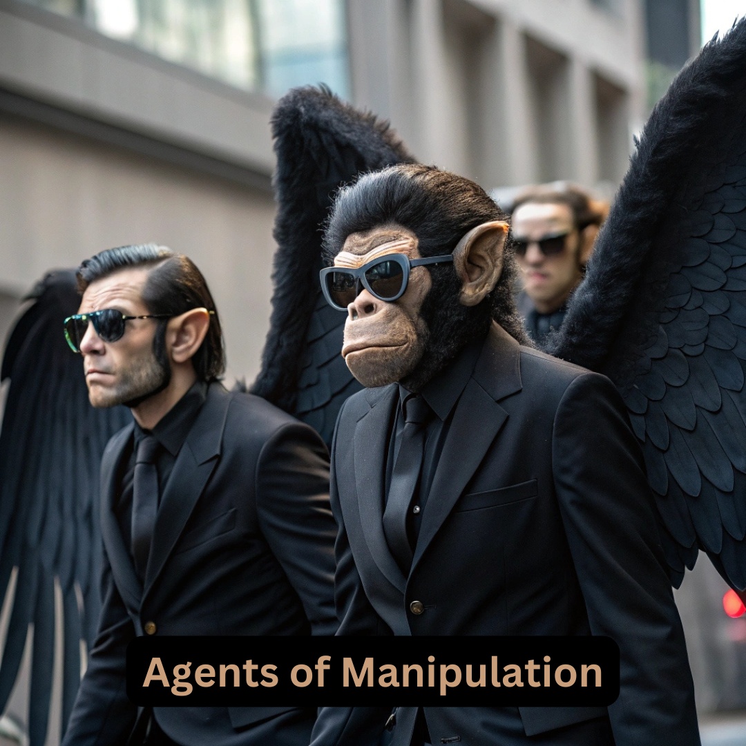 Agents of Manipulation ©℗ 2025 Cindy Ann Pedersen. All rights reserved. artwork