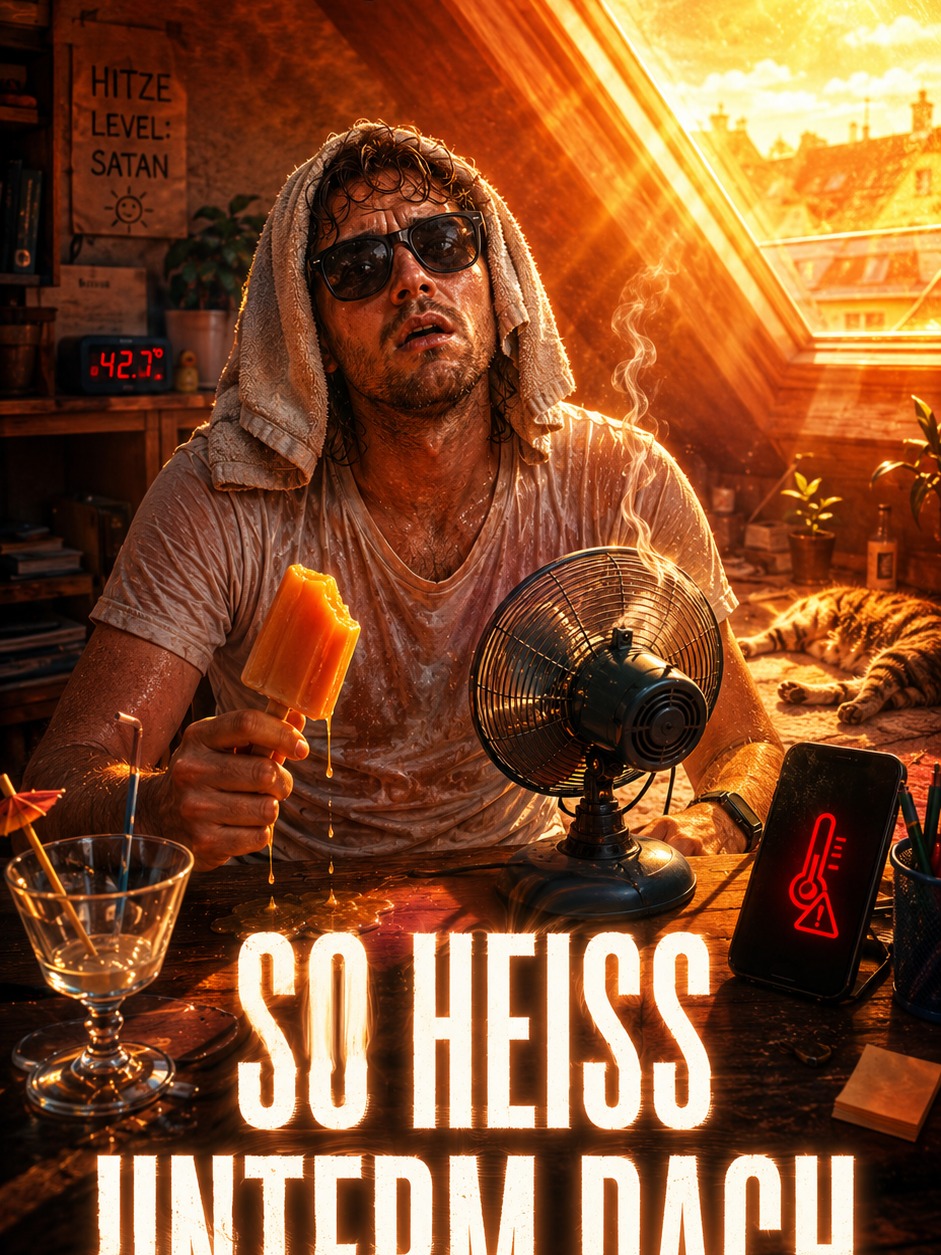 So heiss unterm Dach artwork