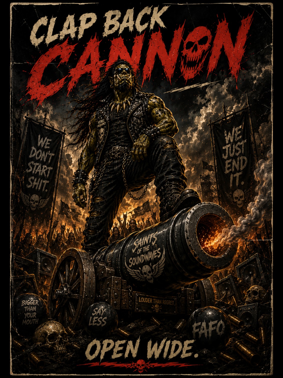 Clap Back Cannon artwork