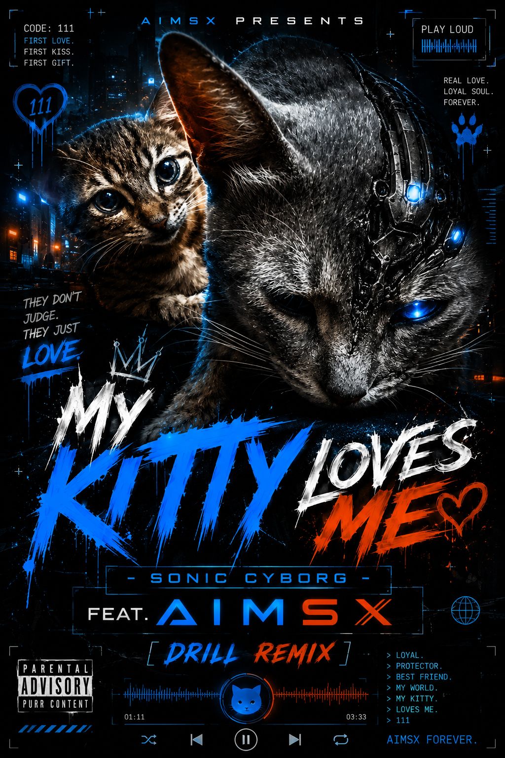 My Kitty Loves Me - SONIC CYBORG  Feat AIMSX [Drill Remix] artwork