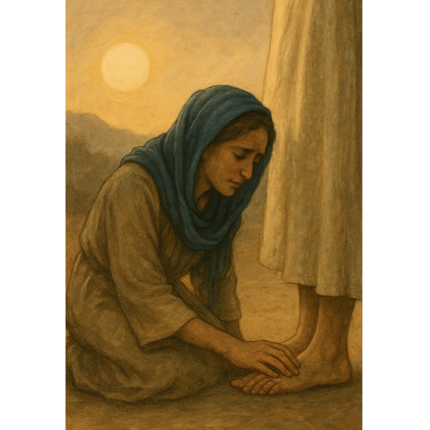 We Touched His Feet artwork