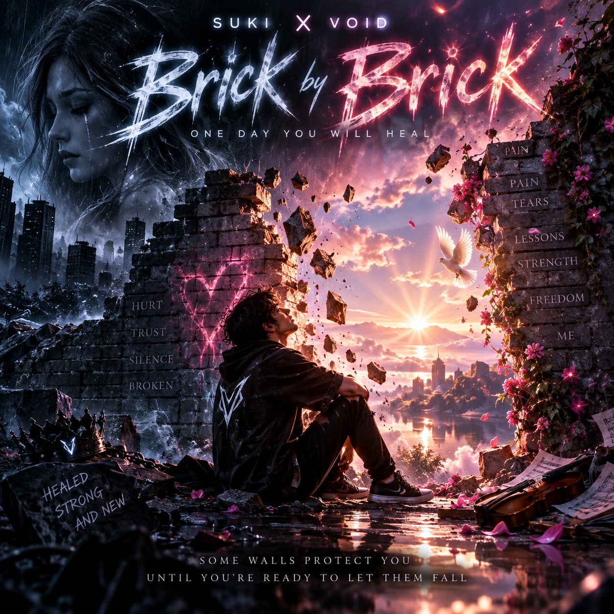 BRICK BY BRICK — Suki x VoidSkull artwork