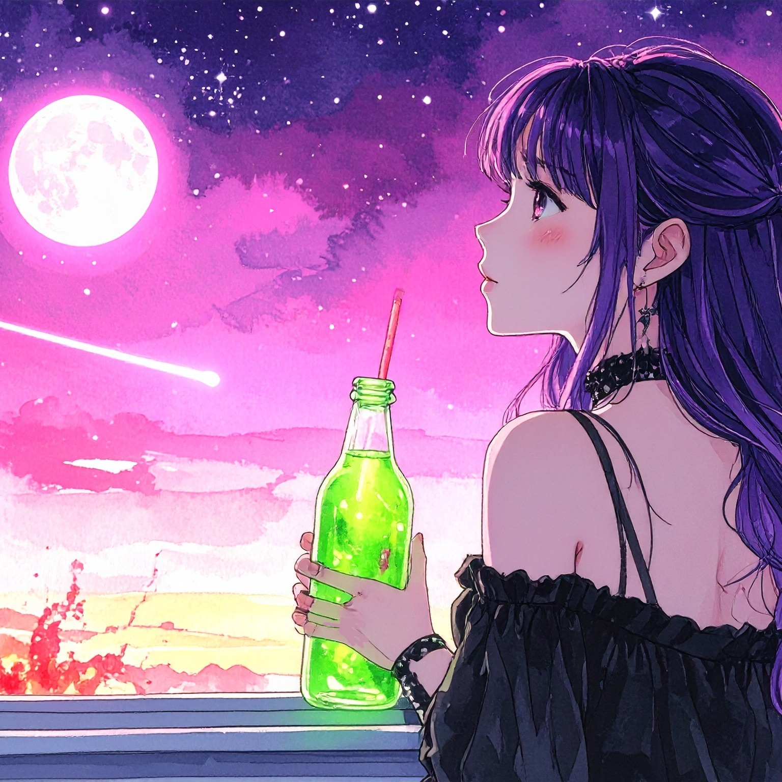 あしたもきっとフォーリンスター⭐　#Denpa song artwork