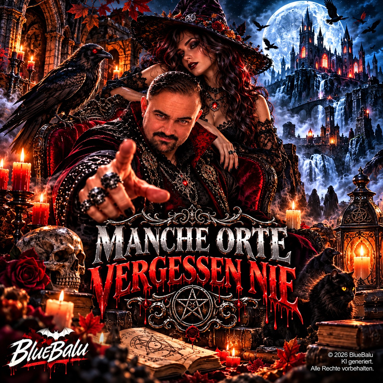 Cover zu Manche Orte vergessen nie von Blue Balu