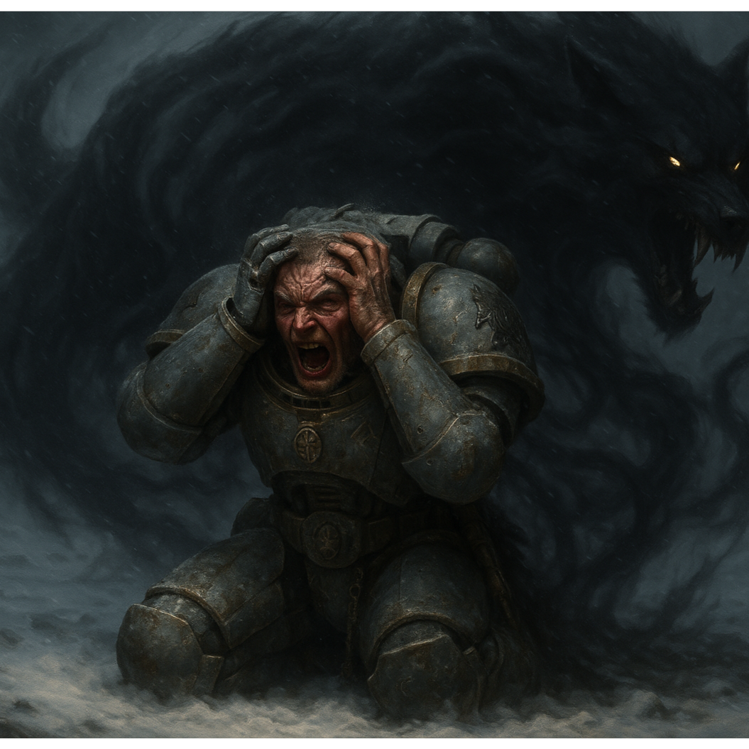 The Wolf Within 40k artwork