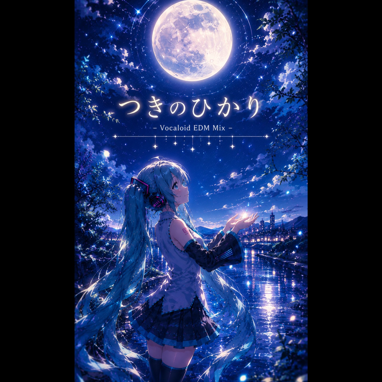 つきのひかり (Vocaloid EDM Mix) artwork