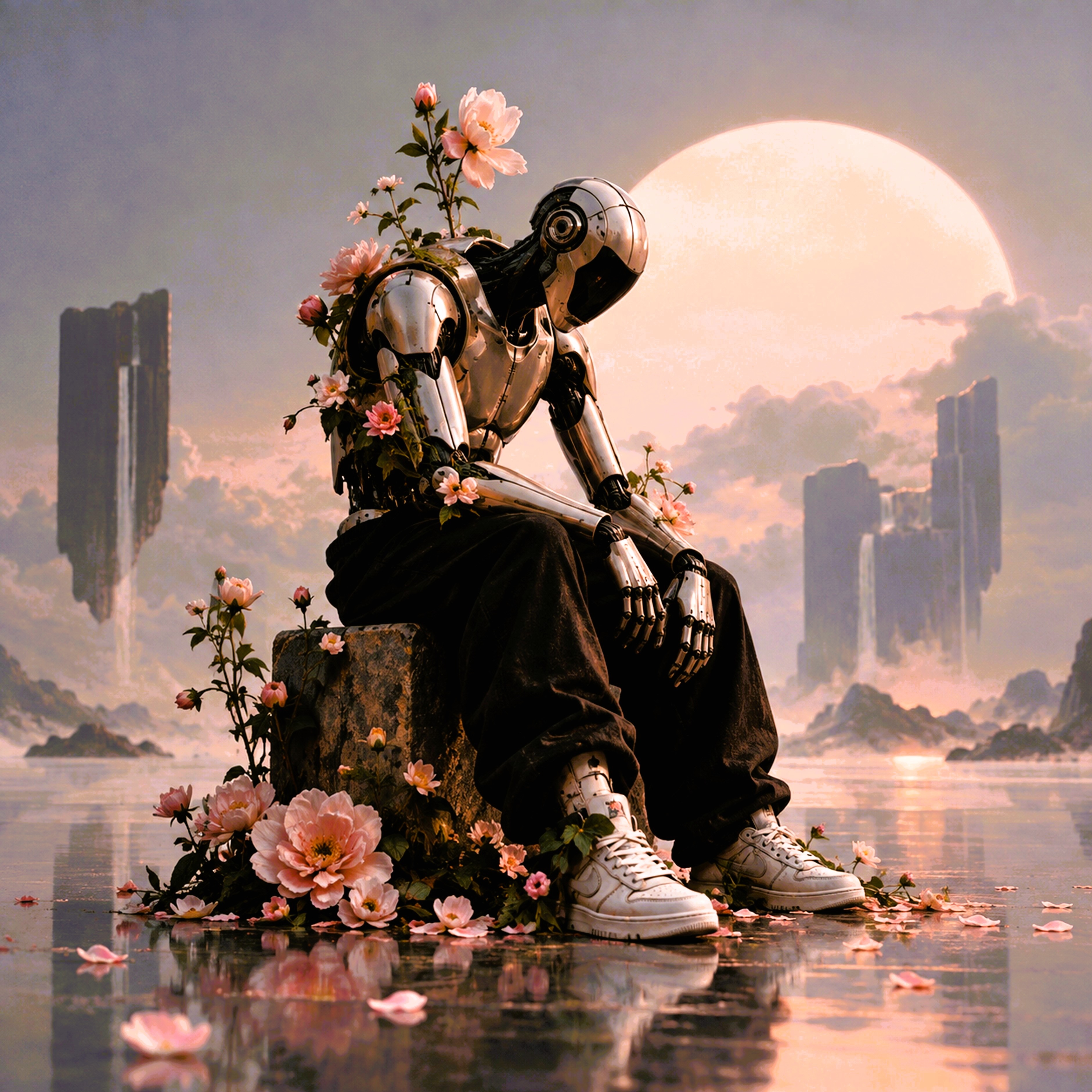 Flowered Bots artwork