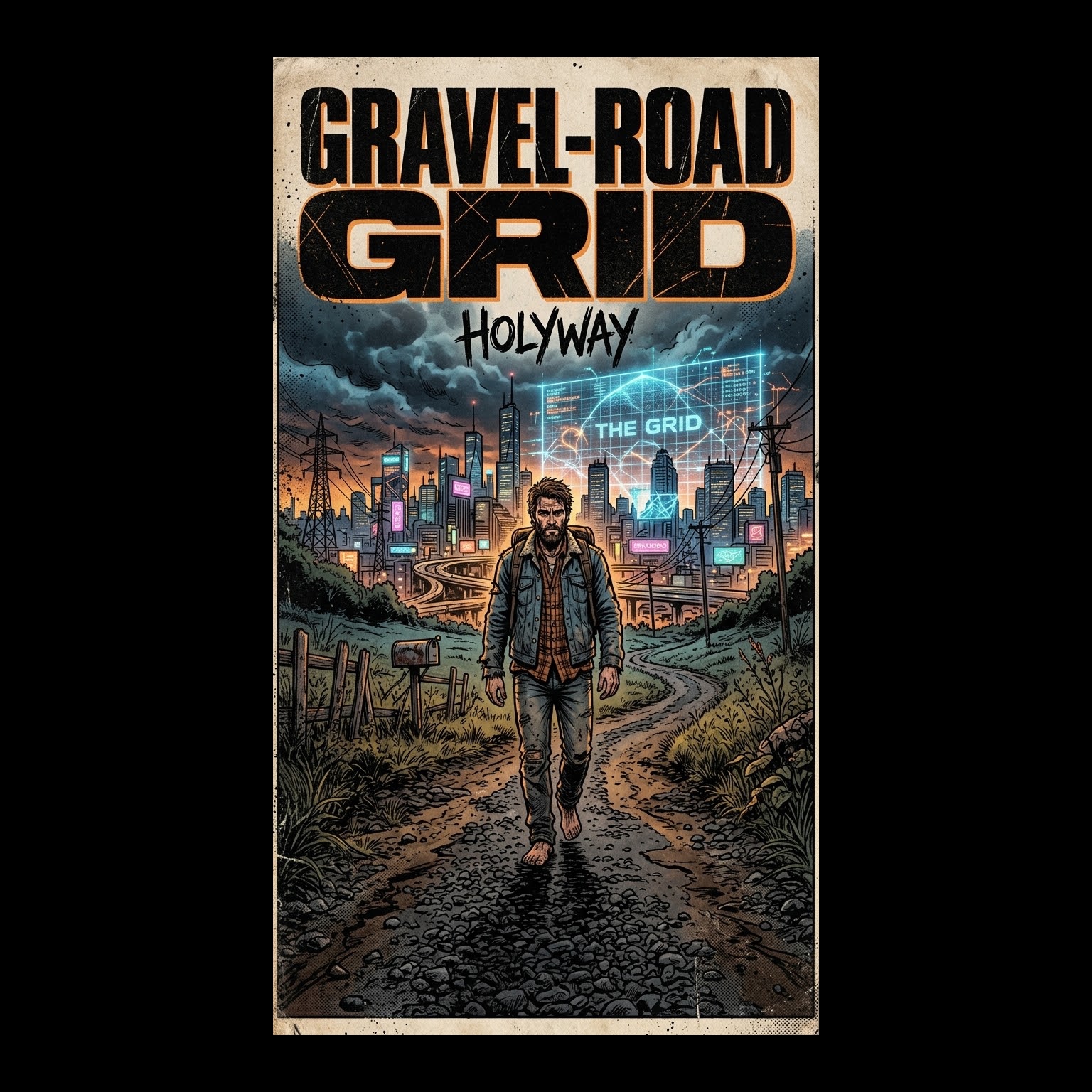 GRAVEL-ROAD GRID artwork