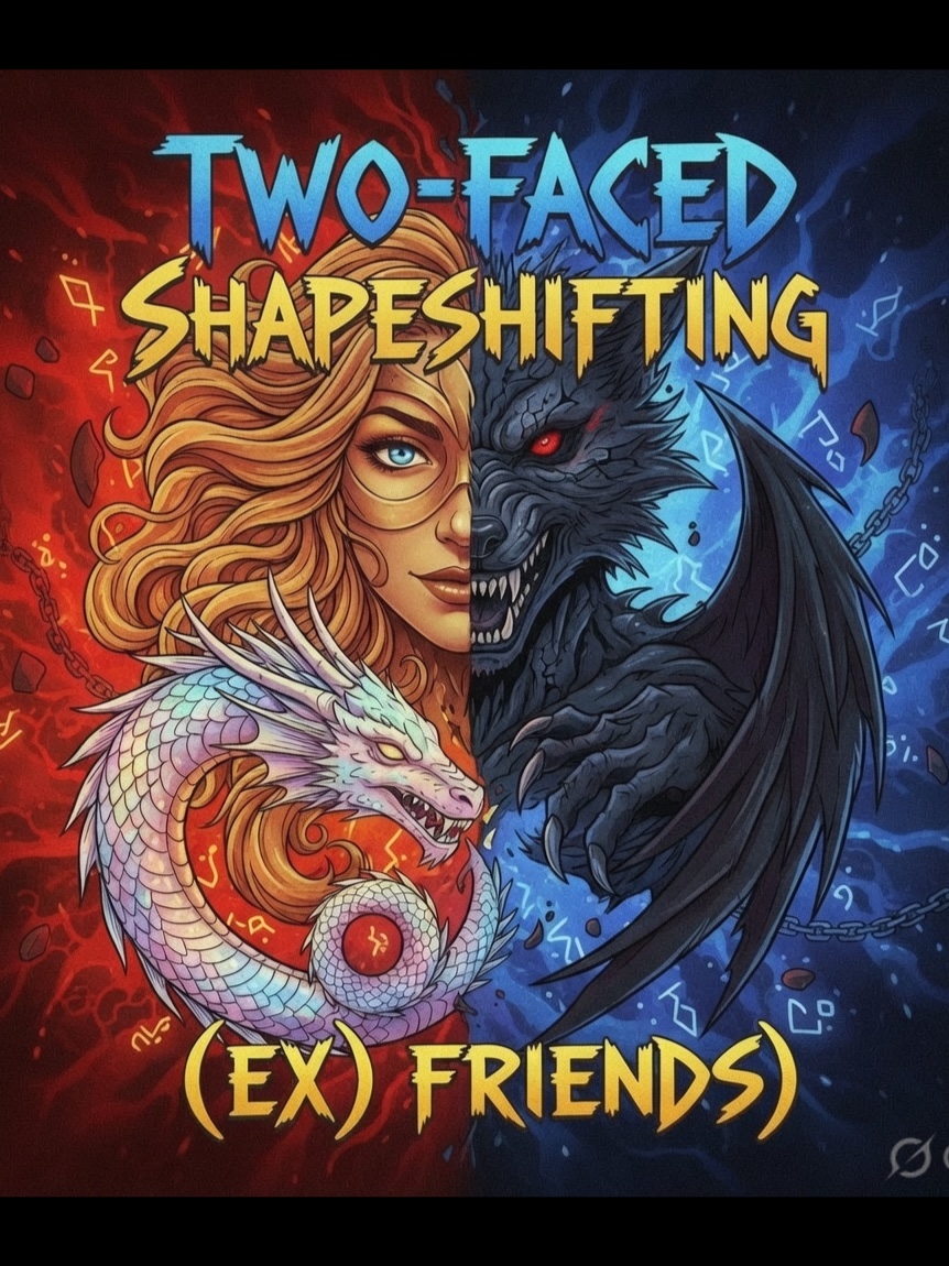 Two-Faced Shapeshifting (ex) friends artwork