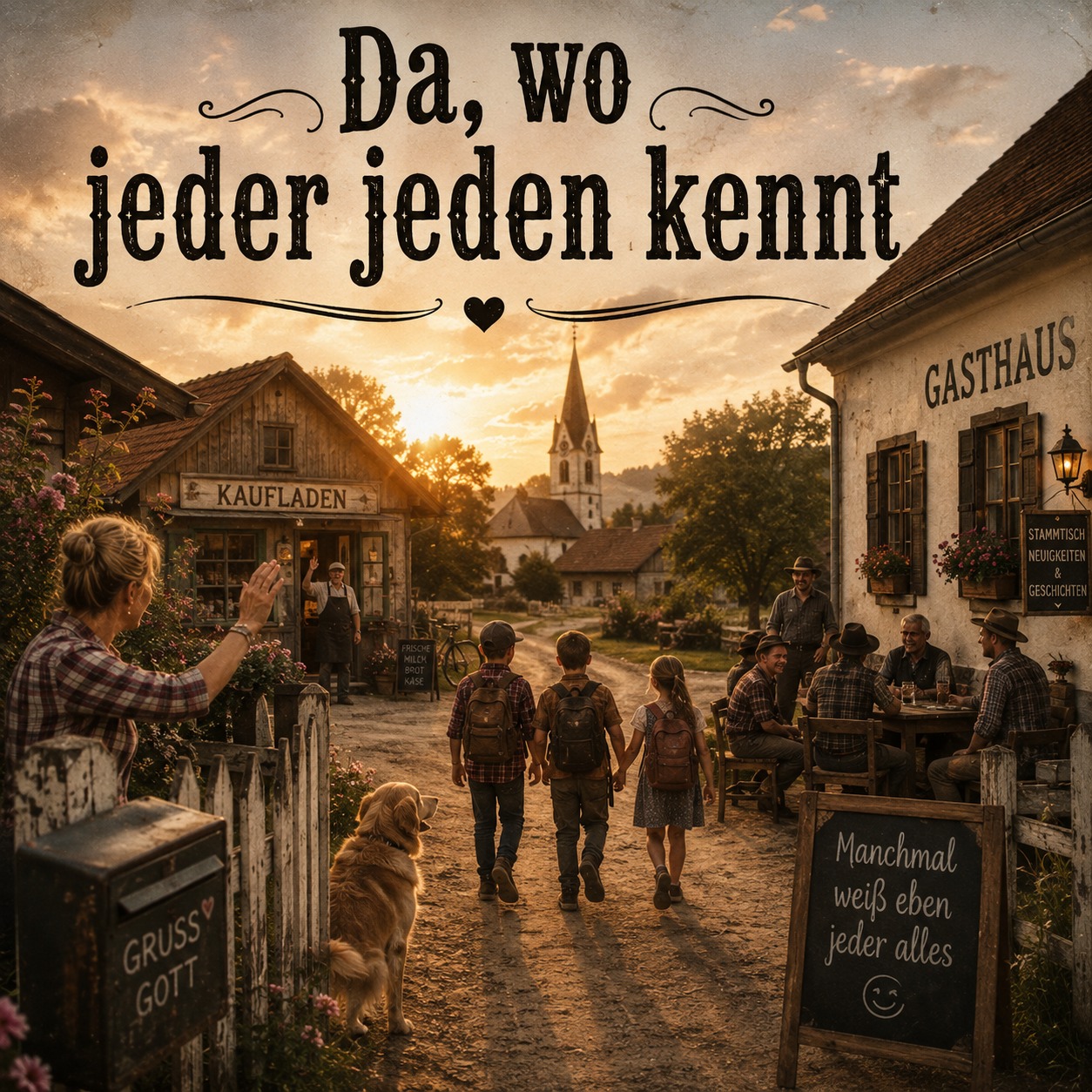Da, wo jeder jeden kennt artwork