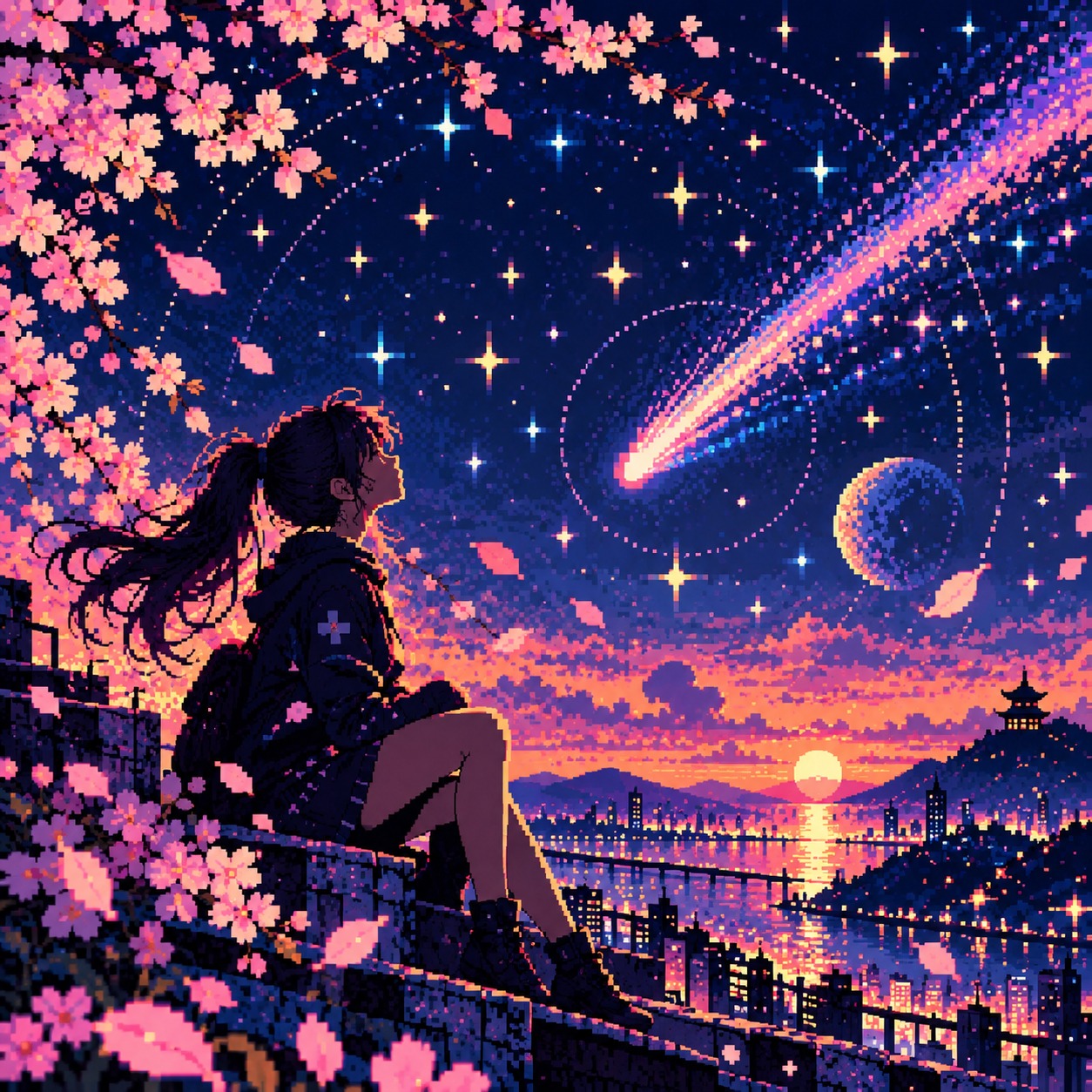 Stars, Unfolded artwork
