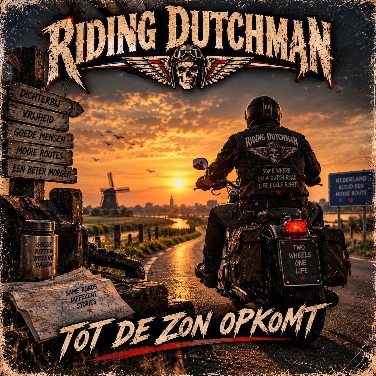 Tot de zon opkomt artwork