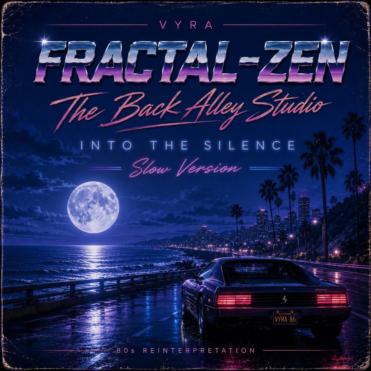 Fractal-Zen – The Back Alley Studio: Into the Silence (80s Reinterpretation) artwork