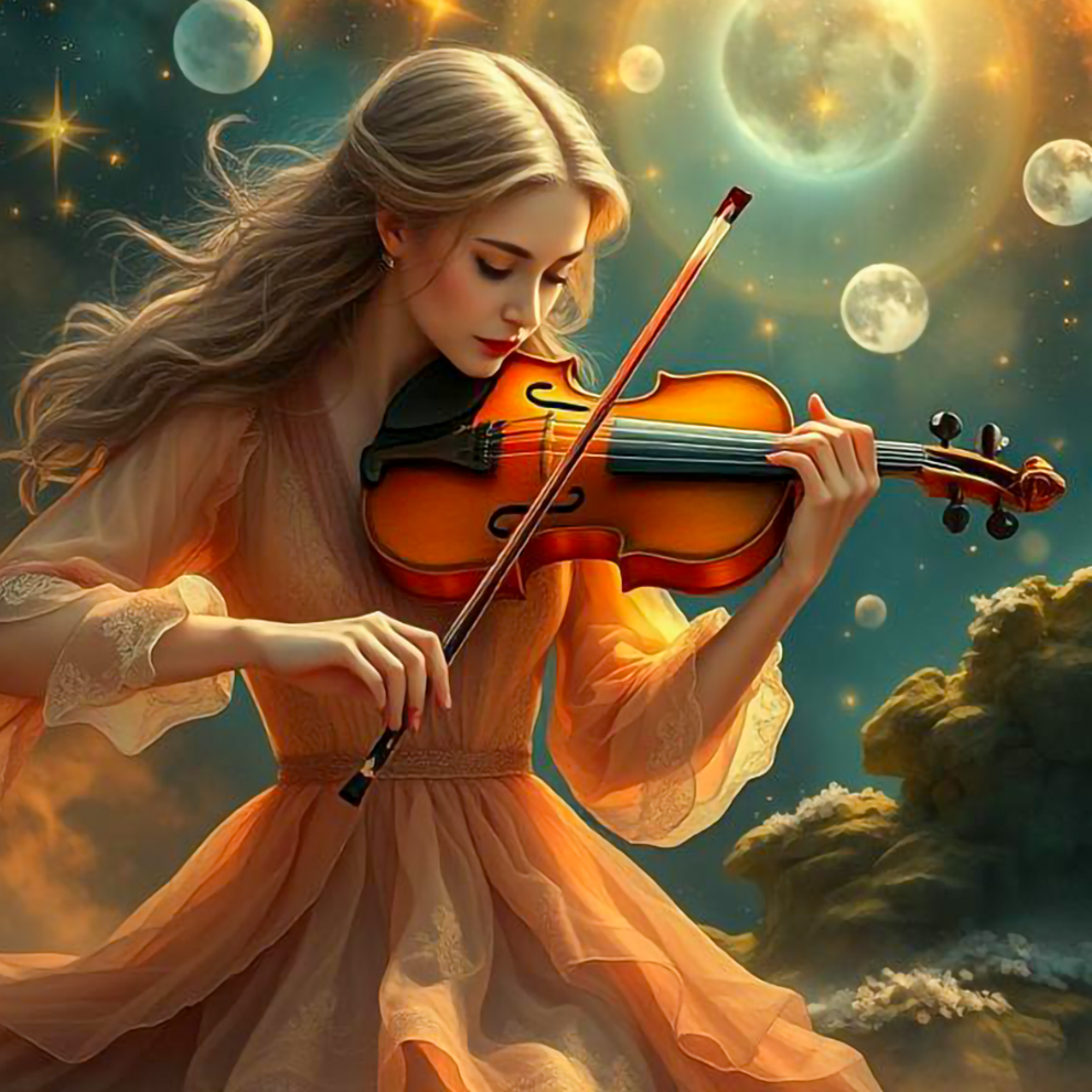 Dreaming in musical Worlds - Instrumental artwork