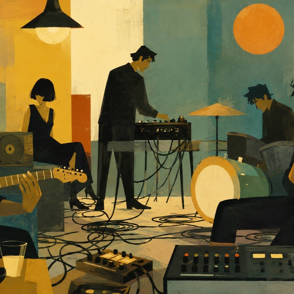 Scratchy Playground. English Bossa Nova + artwork