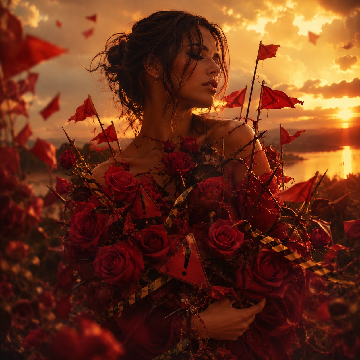 Red Flags Looked Like Roses artwork