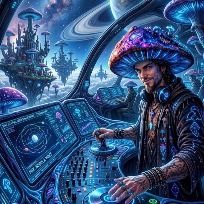 DJ CHAMPIGNON — GALACTIC OVERDRIVE artwork