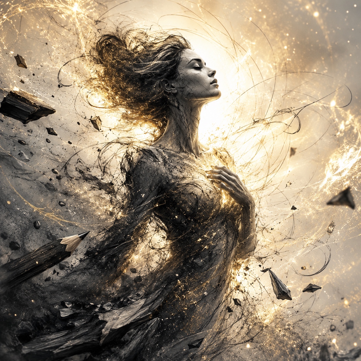 Written in Carbon artwork