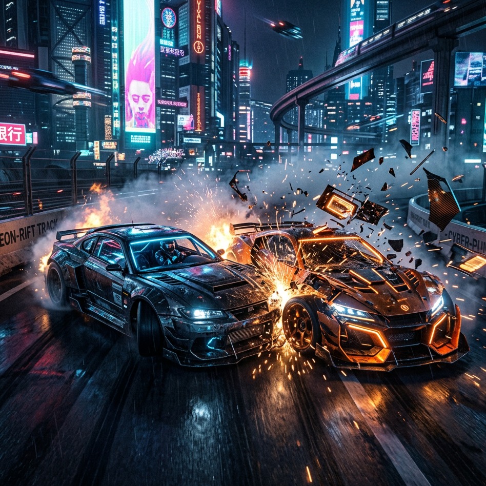 Breaking through the night