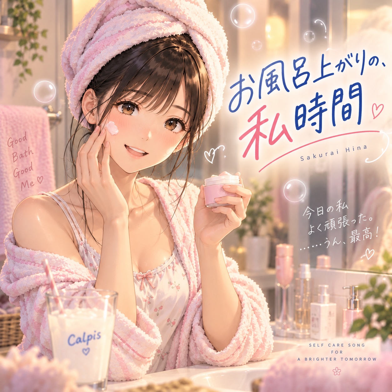 お風呂あがりの、私時間 artwork