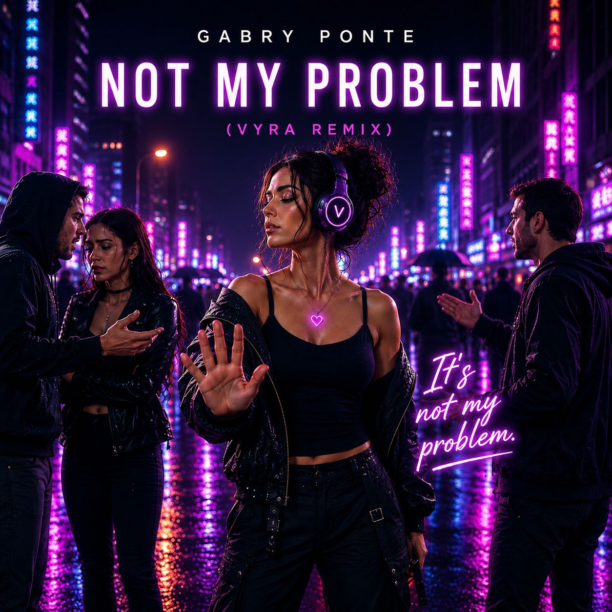 Gabry Ponte – Not My Problem (VYRA Remix) artwork