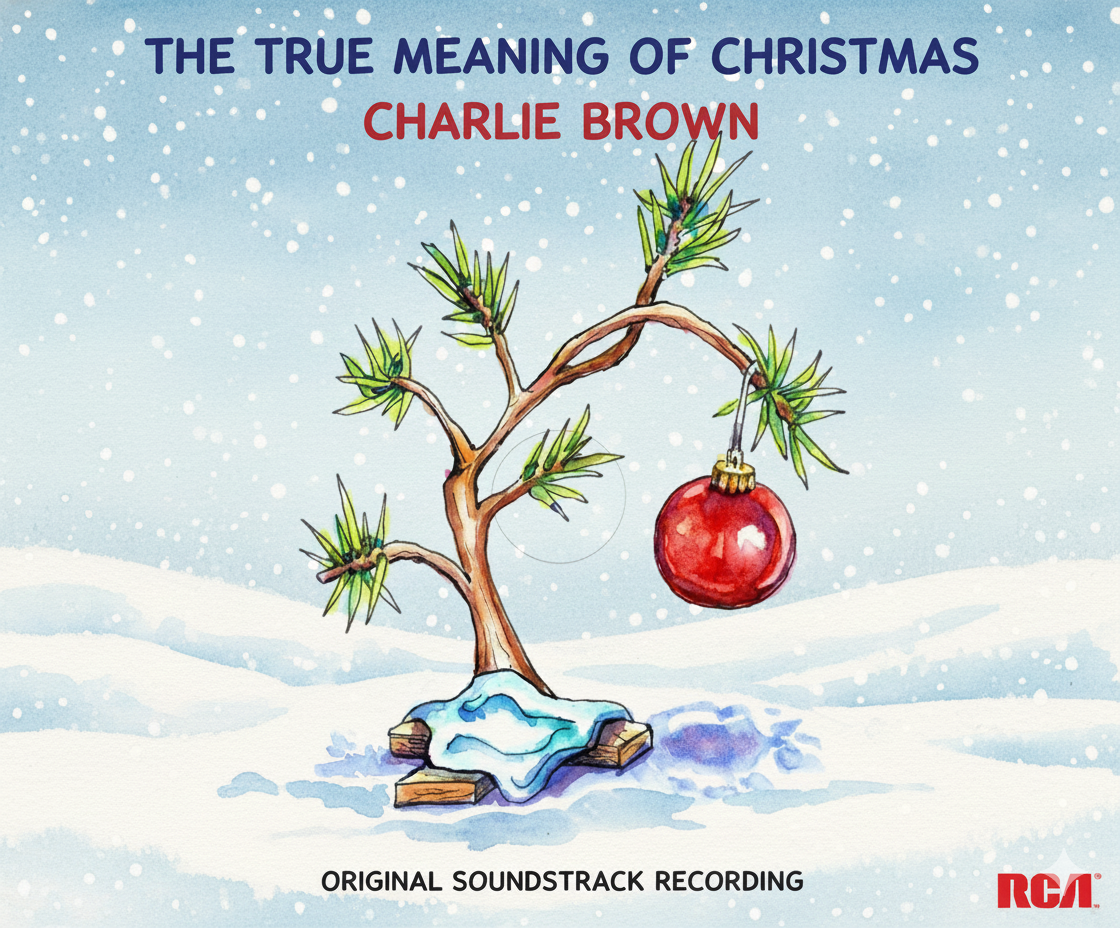 The True Meaning of Christmas Charlie Brown artwork