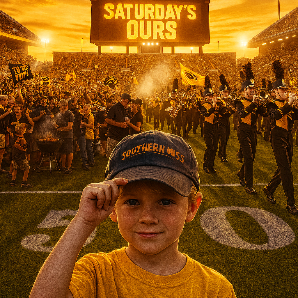 Saturday's Ours! Football artwork