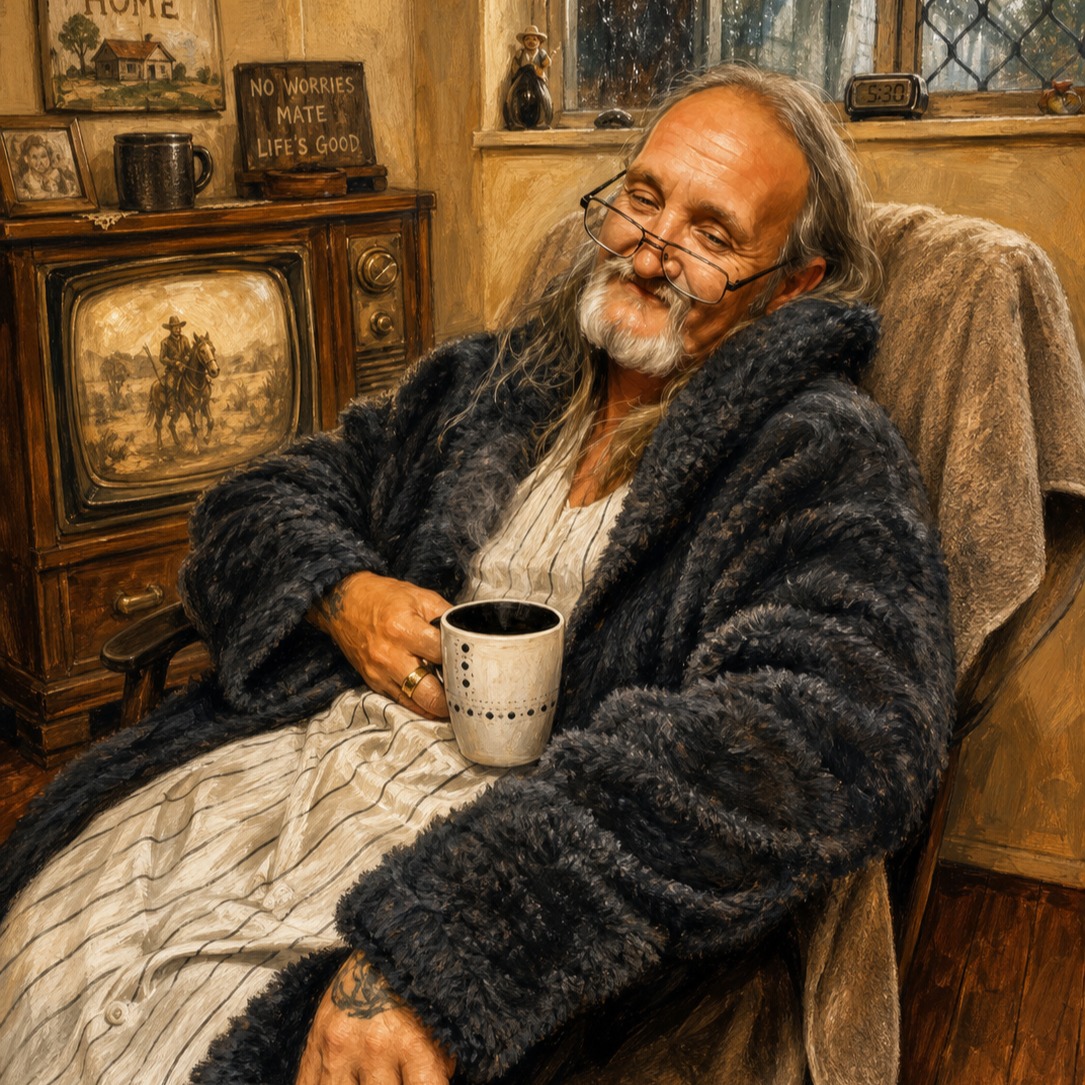 Old Man Smurf artwork