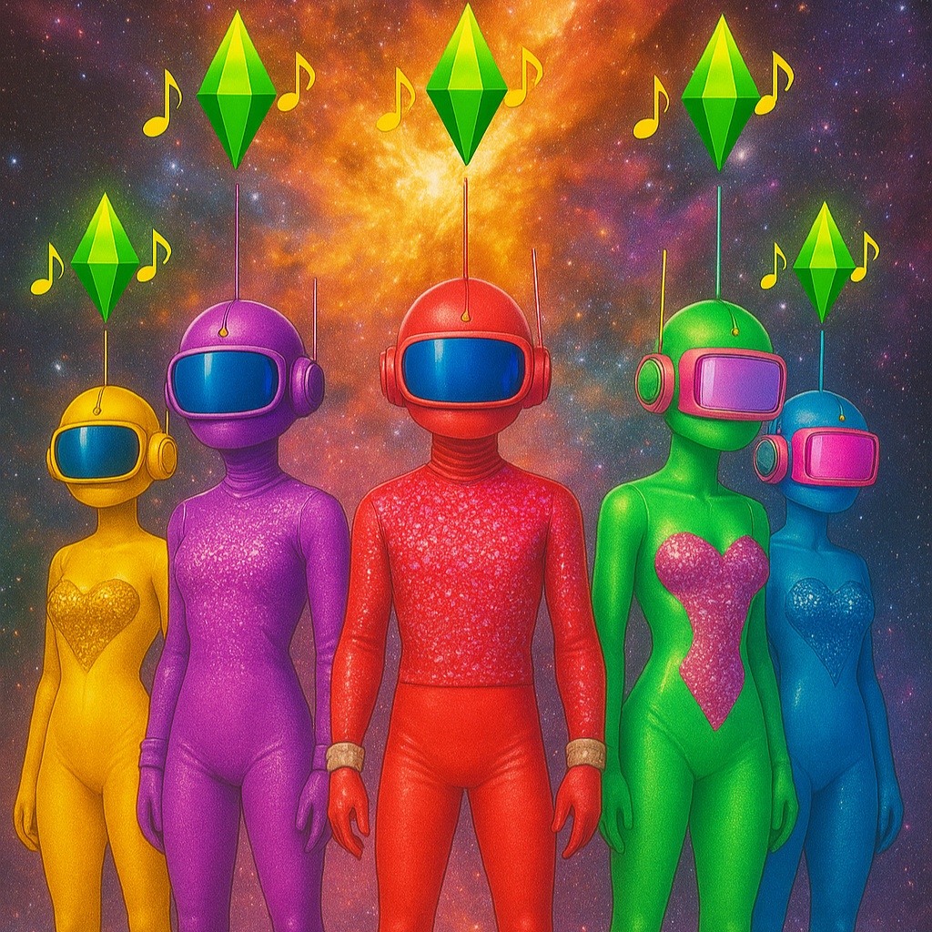 Image for The SIMS Singers; Origin Story of Unintelligible Icons