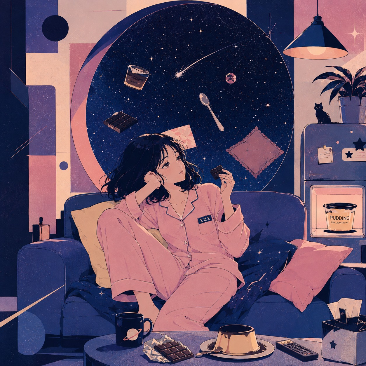 living room cosmos💠#kawaiiくなくして artwork