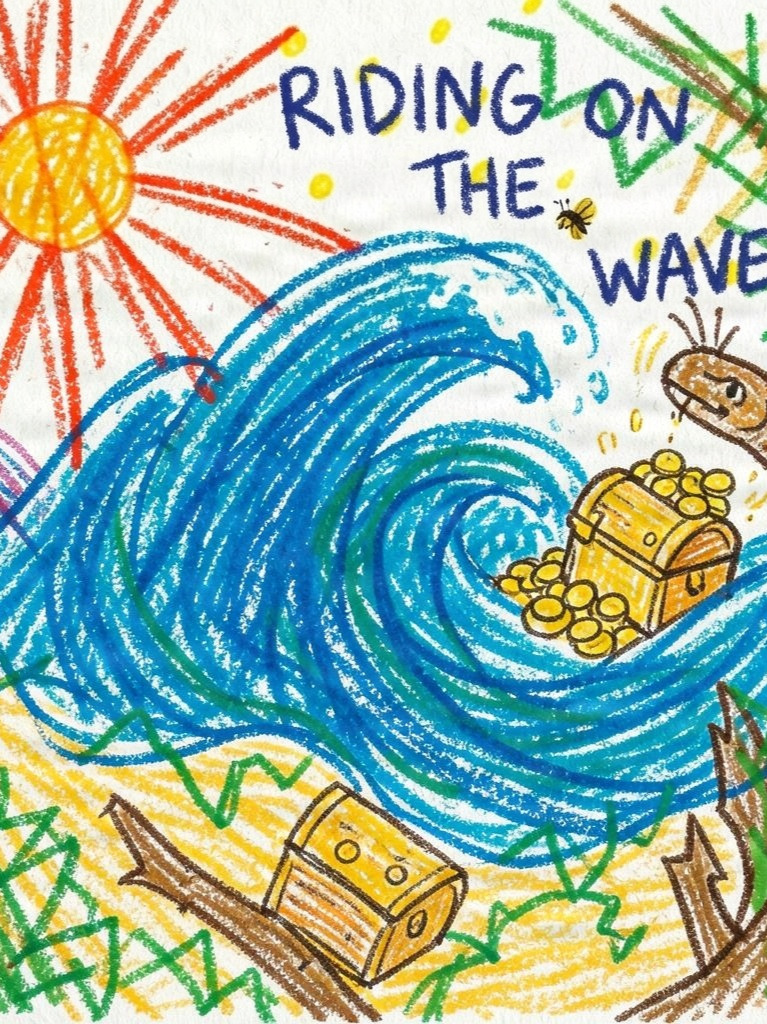 Riding on the Waves artwork