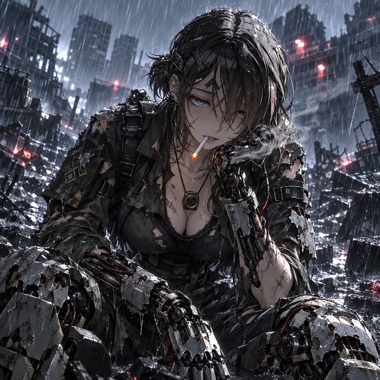 Smoke in the Rain artwork