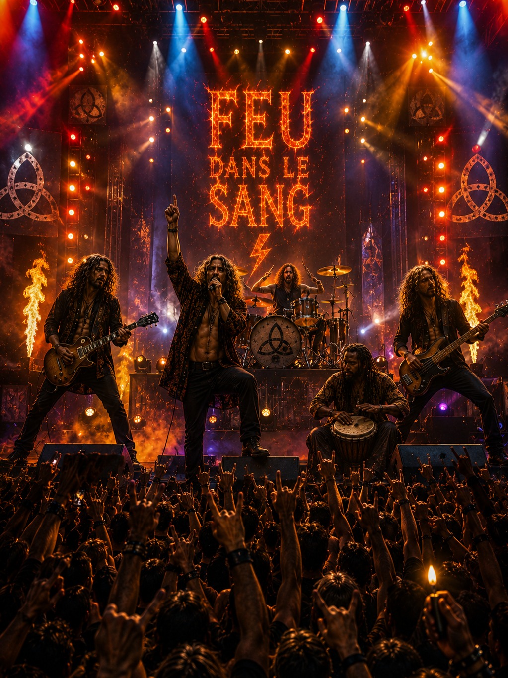 Triple Feu - Feu dans le sang artwork