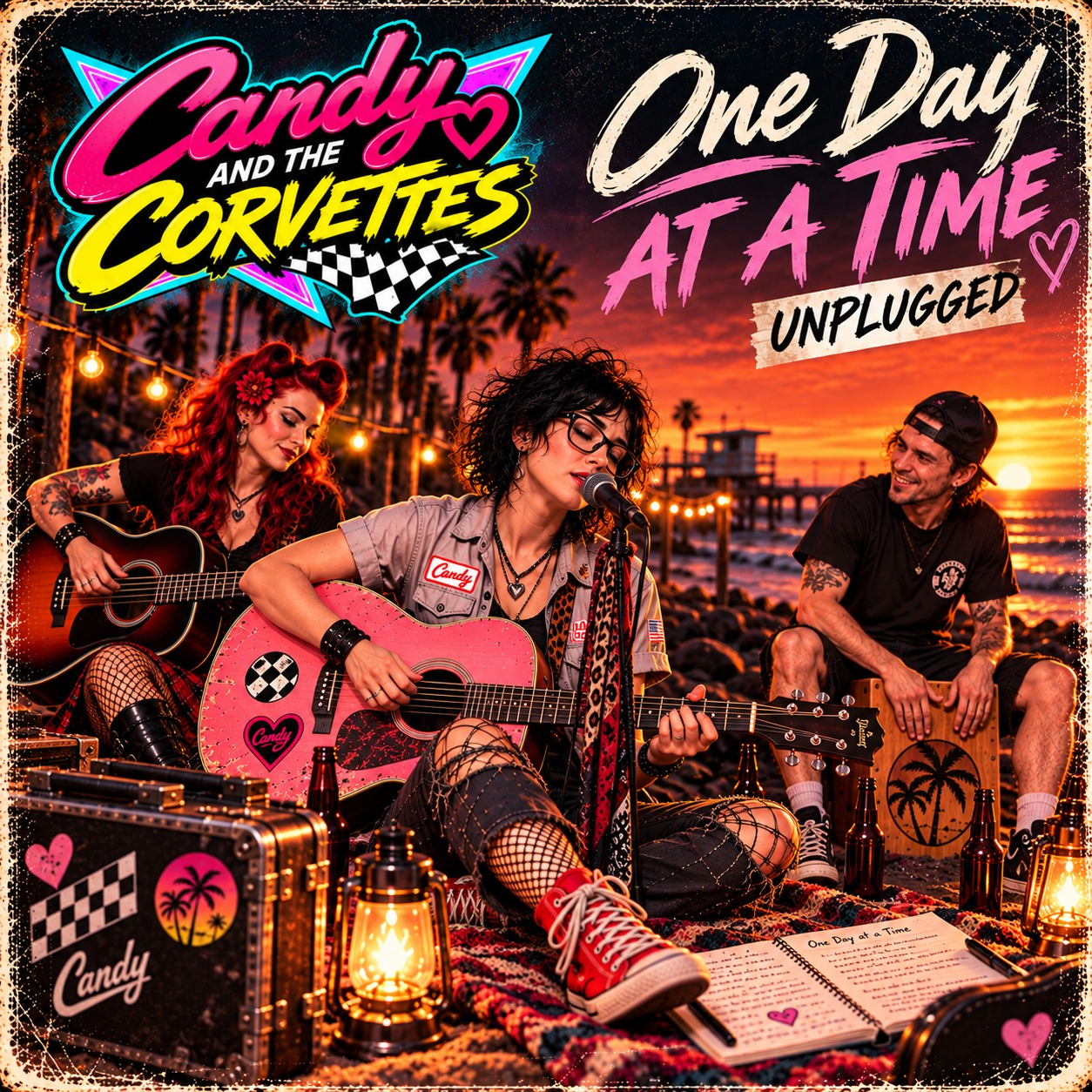 One Day at a Time (Unplugged) - Candy and the Corvettes artwork
