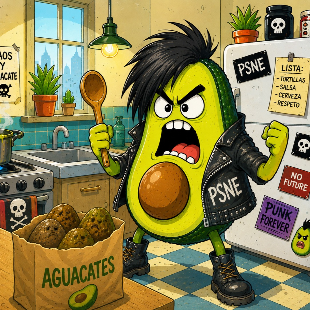 Aguacates pochos artwork