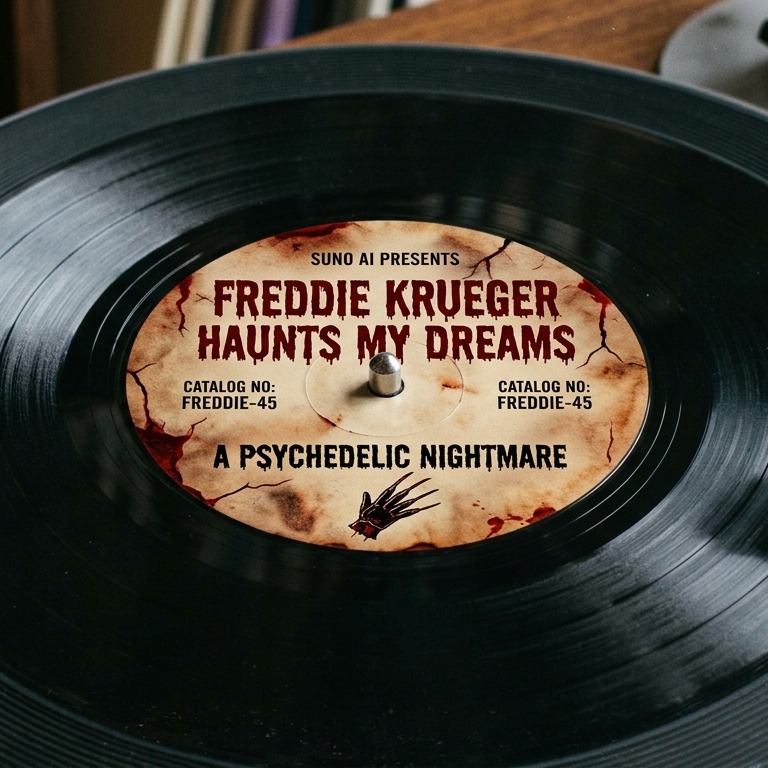 Freddie Kruger Haunts My Dreams artwork