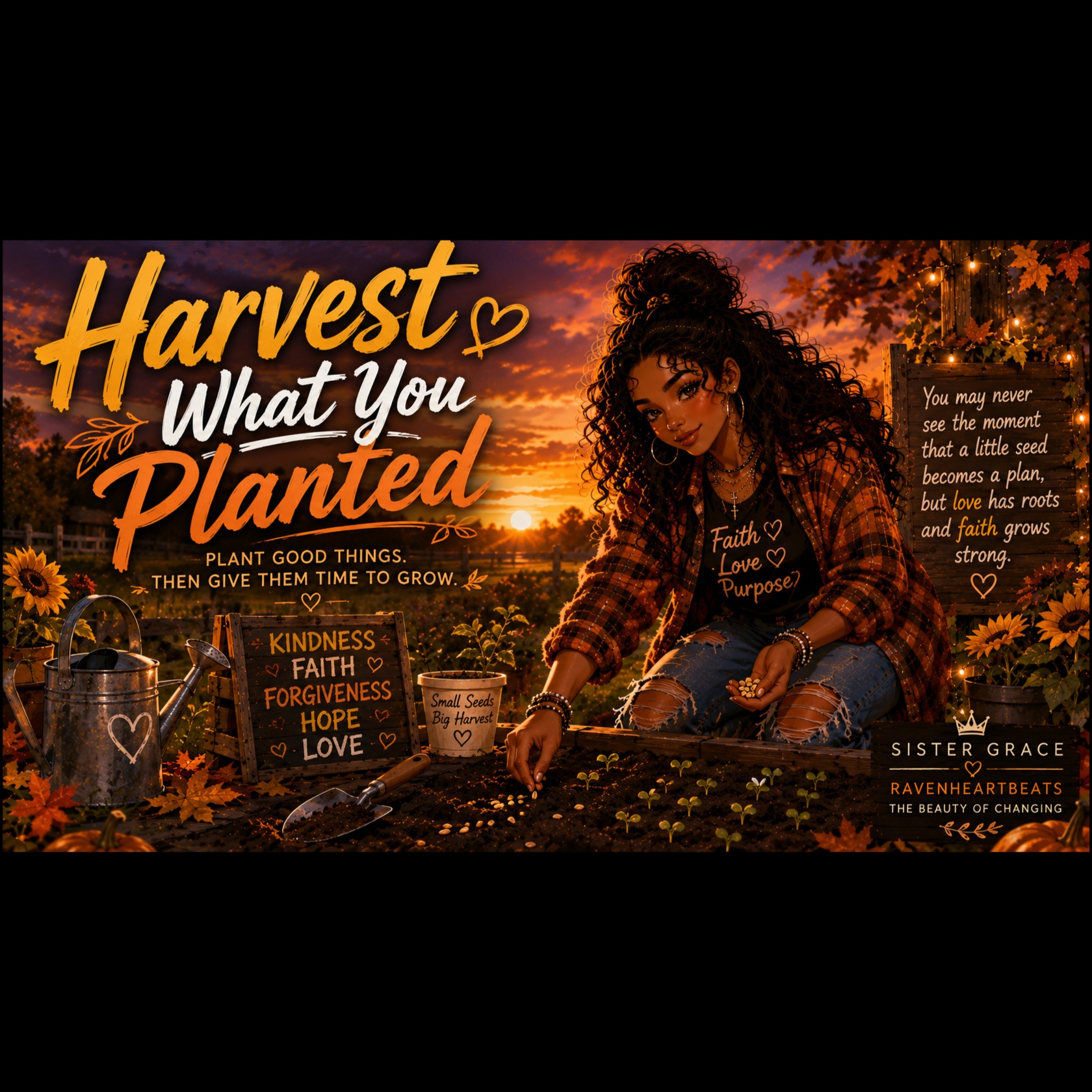 HARVEST WHAT YOU PLANTED artwork