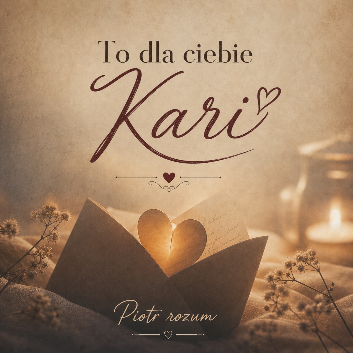 To dla Ciebie Karti - Piotr Rozum Wokal/Muzyka Suno Ai artwork