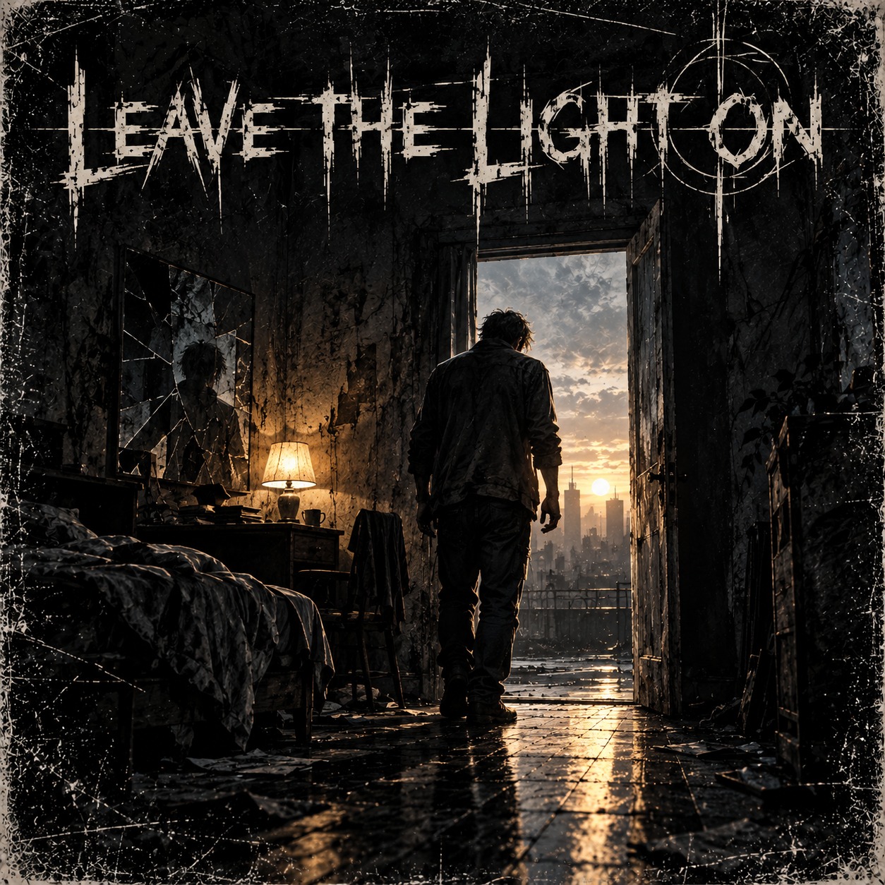 LEAVE THE LIGHT ON artwork
