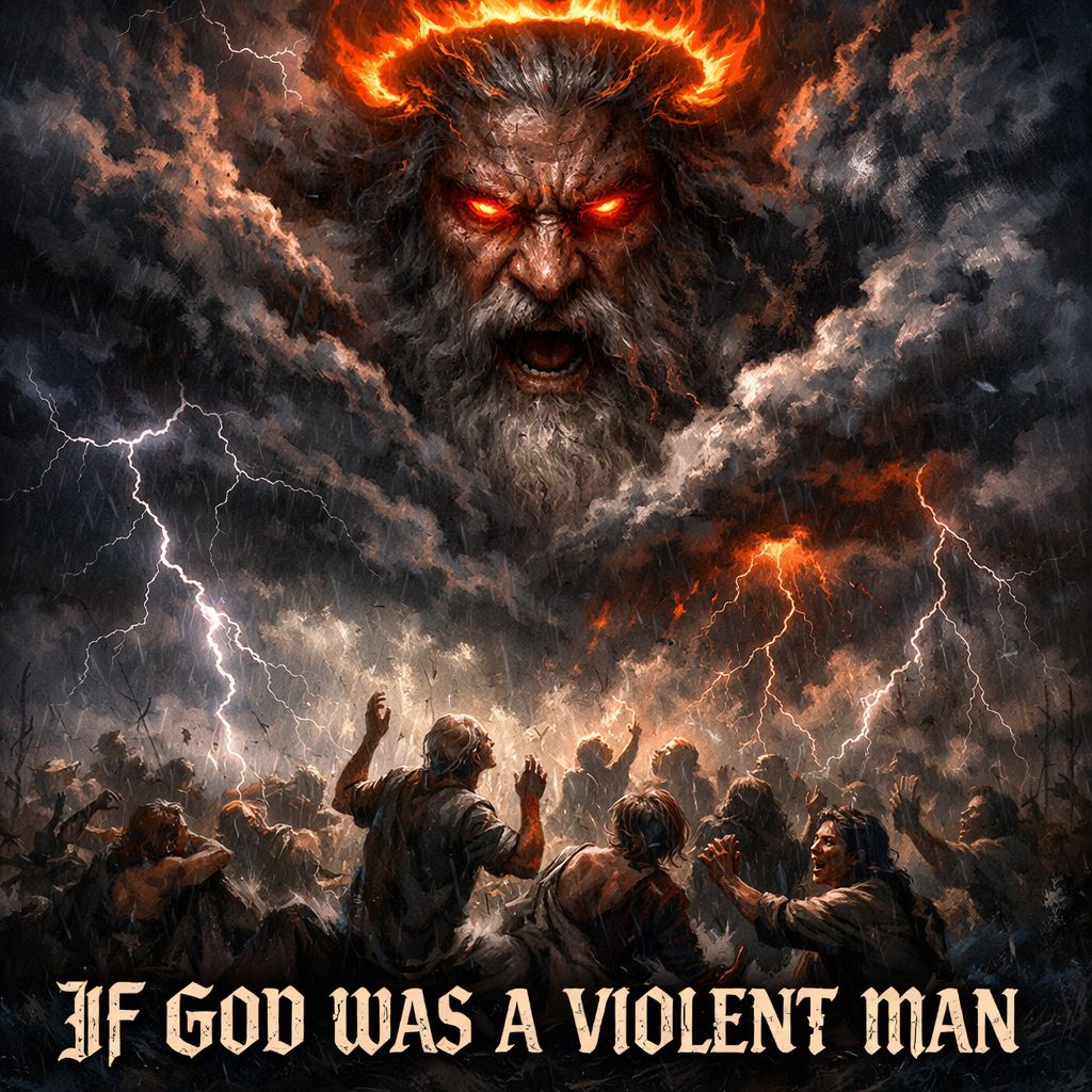 If God Was A Violent Man artwork