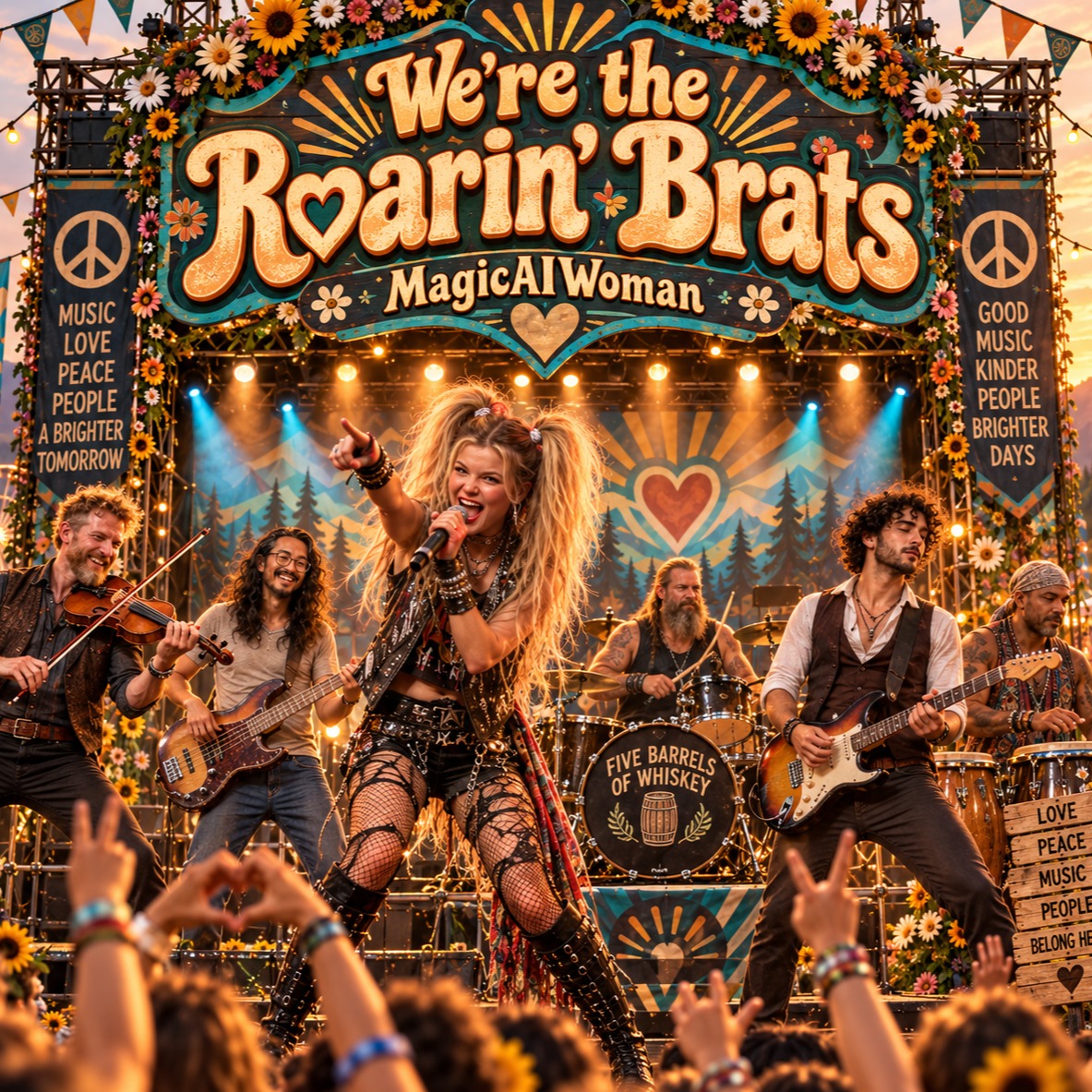 We're the Roarin' Brats (Live) [STTZ Lovestock 2026] artwork