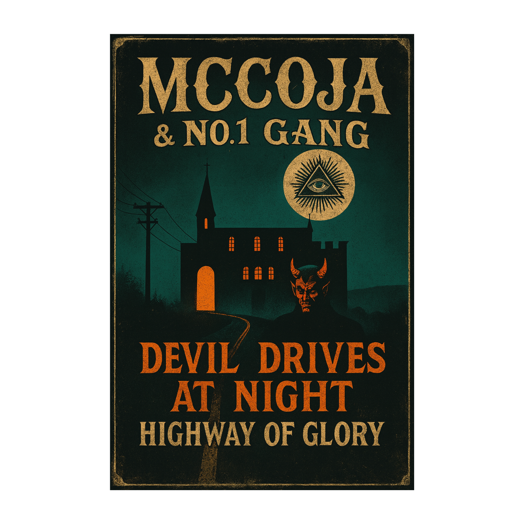 McCoja&No.1Gang-Vrag vozi noću -cesta uspjeha artwork