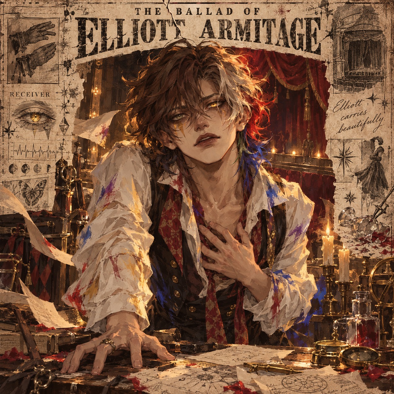 The Ballad of Elliott Armitage | THE MANY-COLOURED MAN artwork