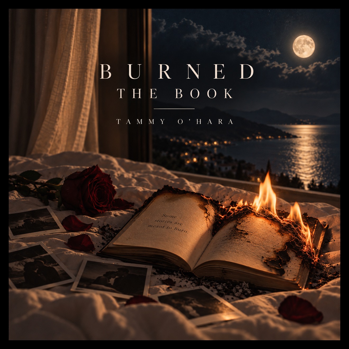 Burned the book artwork