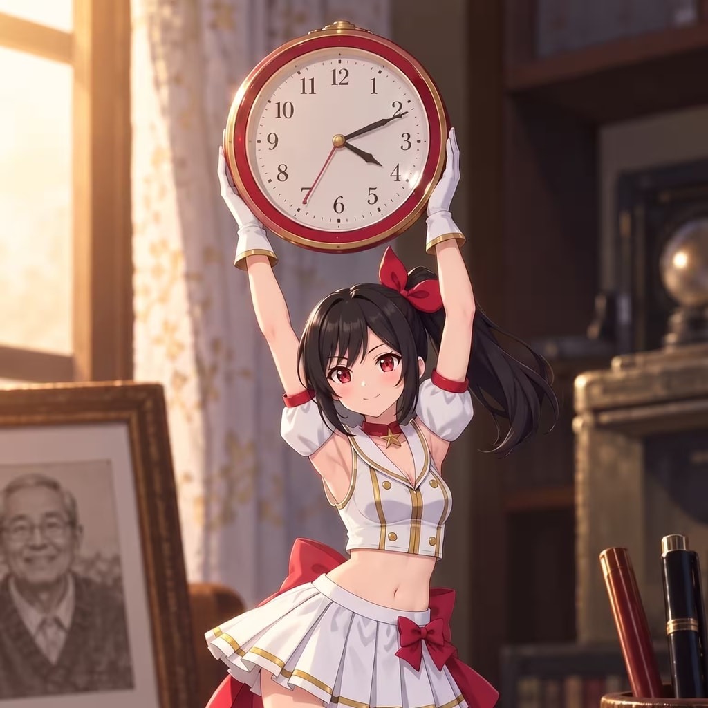 おじいさんの萌え時計/Grandfather's Moe Clock artwork