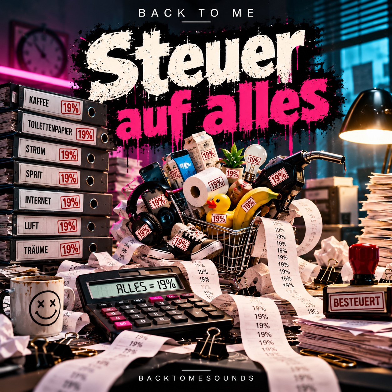 Steuer auf alles artwork
