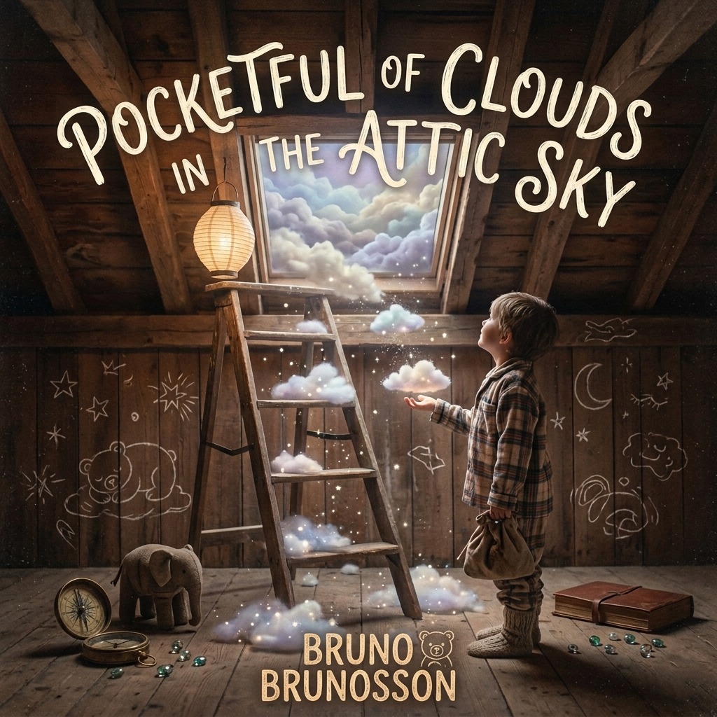 Pocketful of clouds in the attic sky